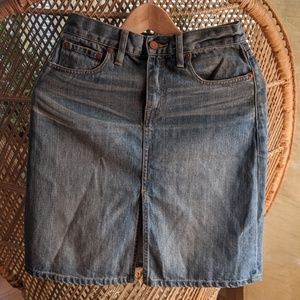 Madewell Denim Mini Skirt